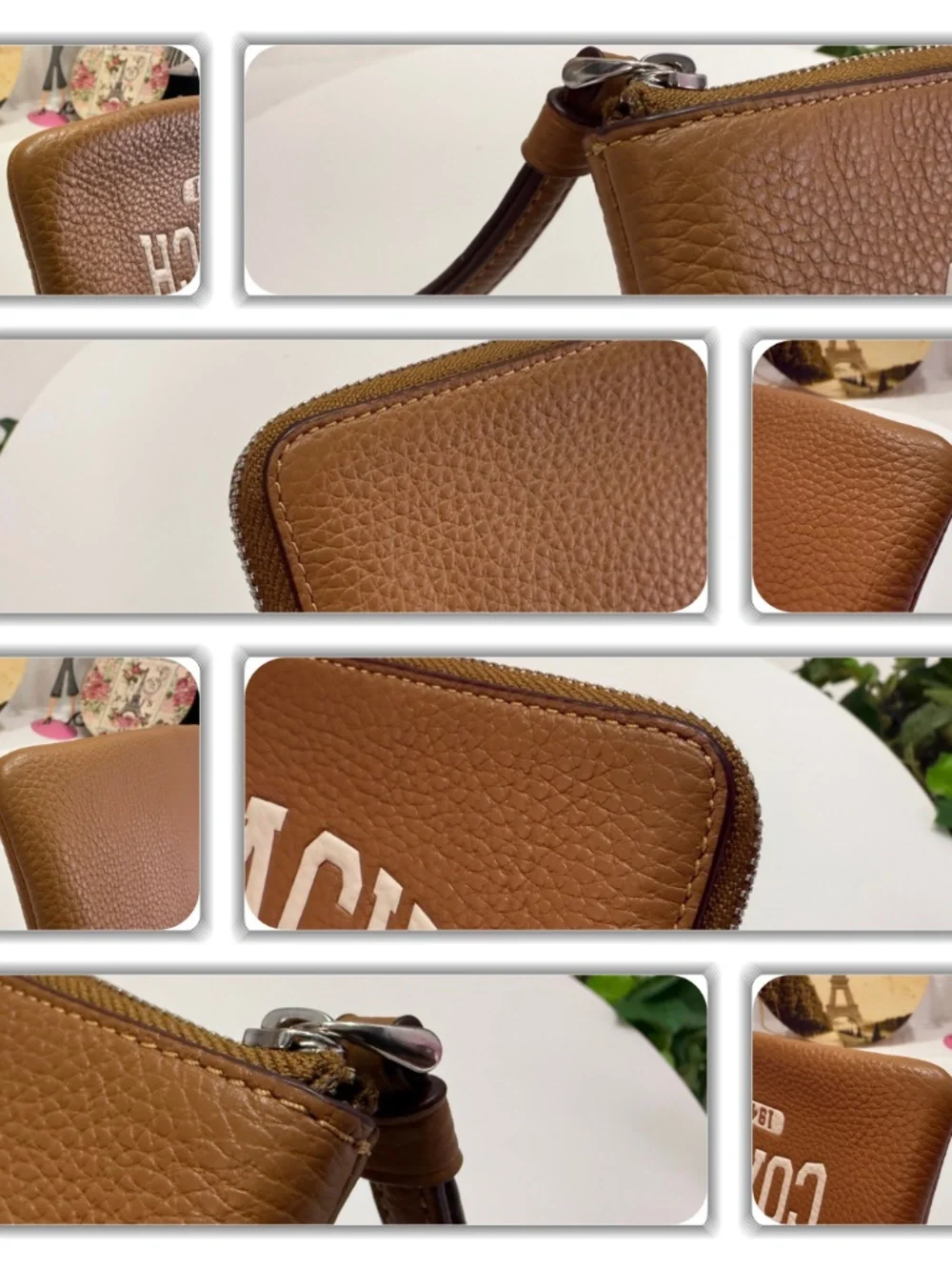 IMPRESSIVE COACH BROWN COACH 1941 LOGO WRISTLET!